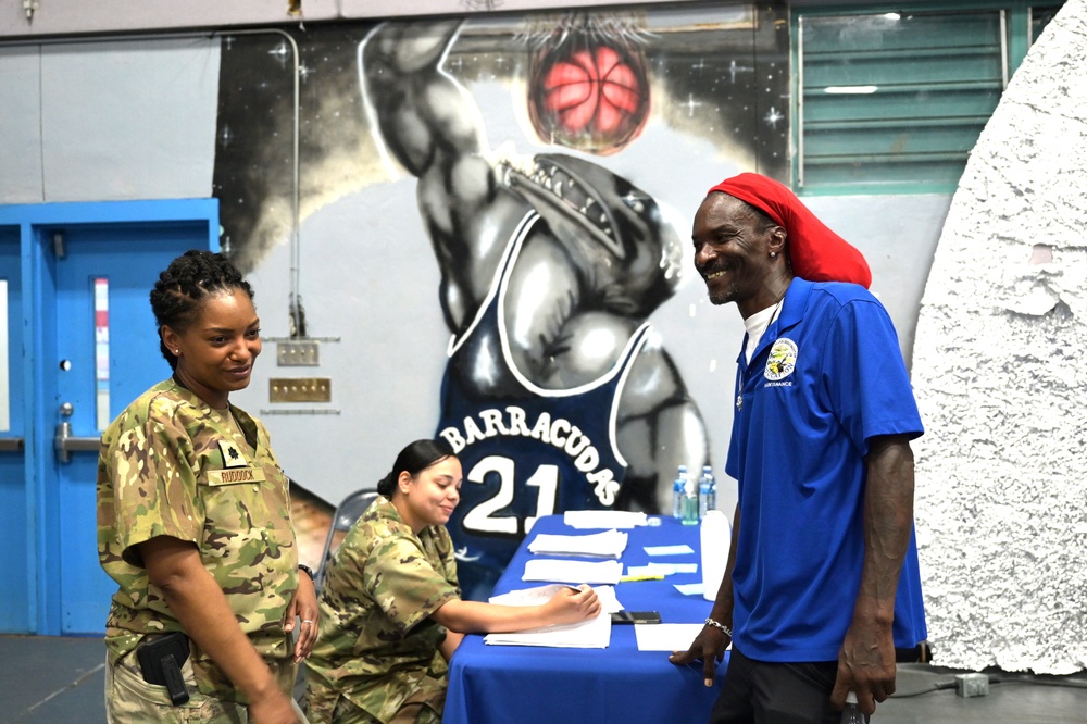 U.S. Air Force, Army medics provide no-cost health services during Virgin Islands Wellness