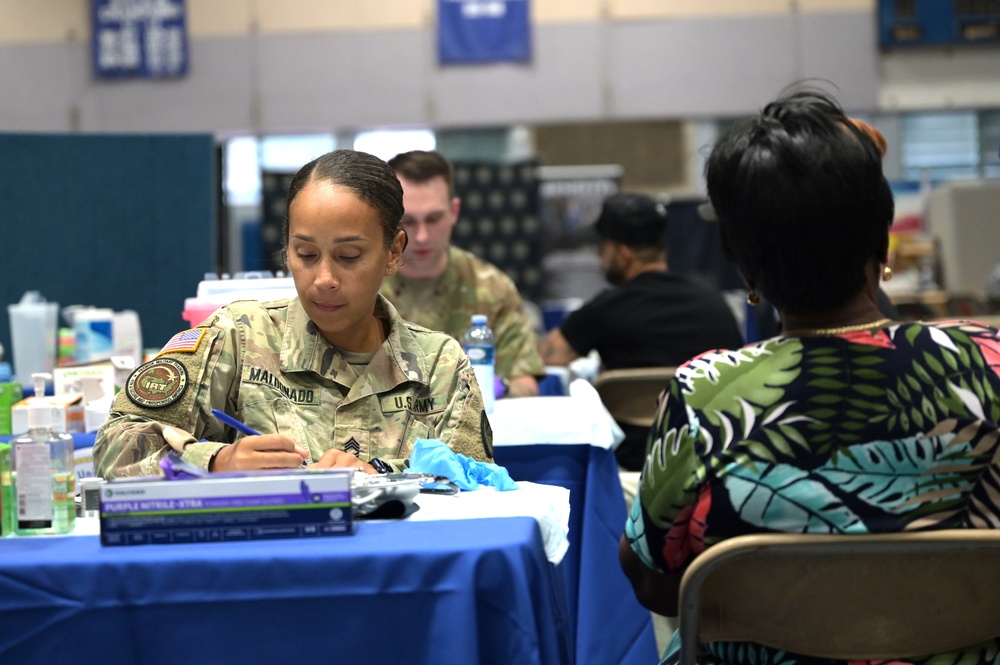 U.S. Air Force, Army medics provide no-cost health services during Virgin Islands Wellness