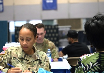 U.S. Air Force, Army medics provide no-cost health services during Virgin Islands Wellness