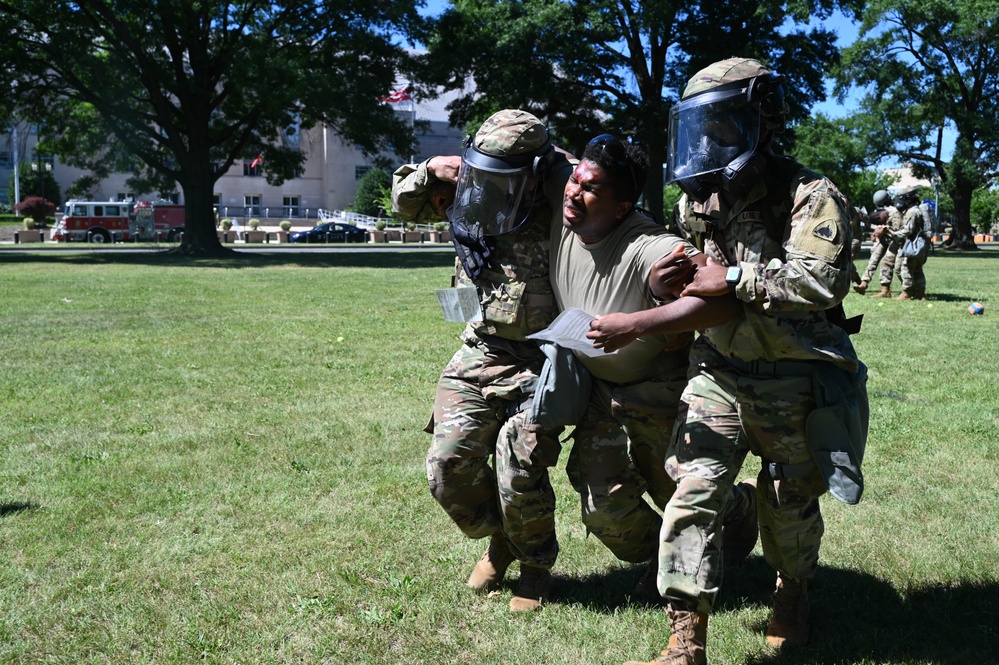 District of Columbia DC Army National Guard Medical Detachment and Aviation Joint Training Exercise