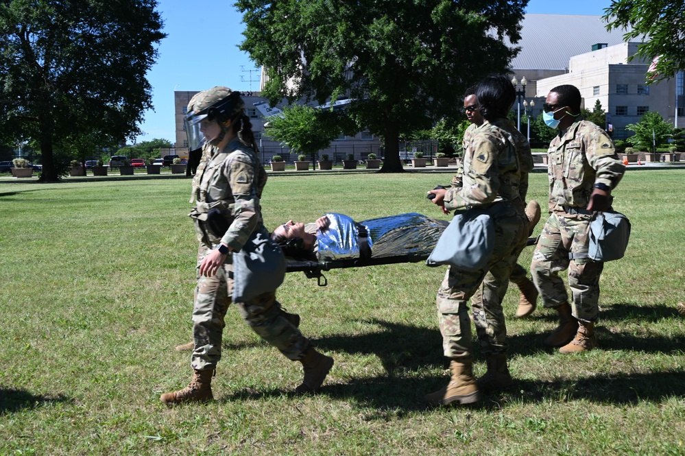 District of Columbia DC Army National Guard Medical Detachment and Aviation Joint Training Exercise