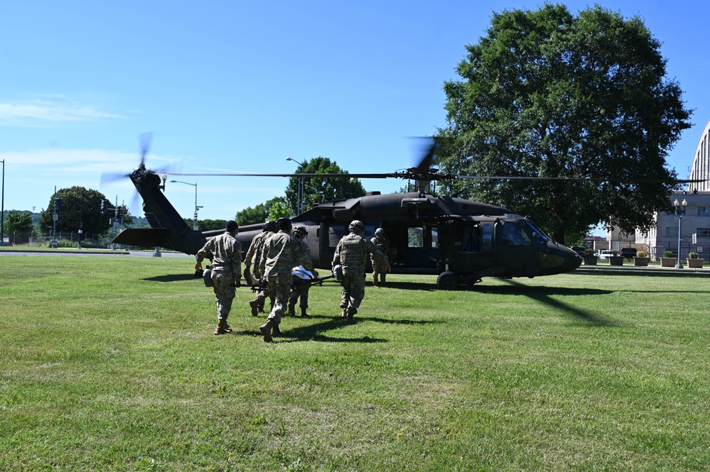 District of Columbia DC Army National Guard Medical Detachment and Aviation Joint Training Exercise