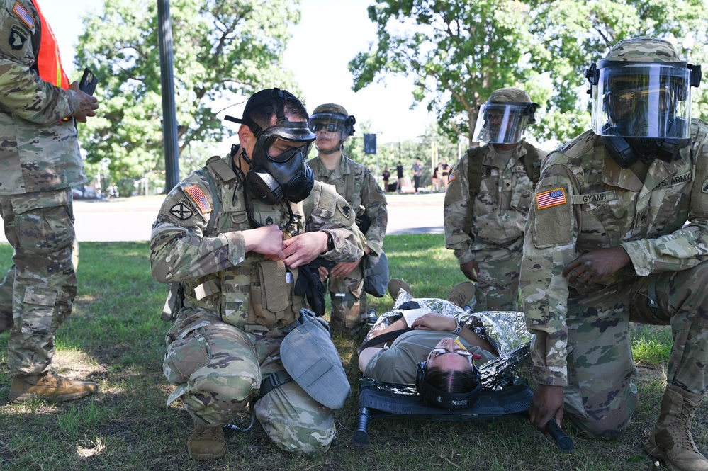 District of Columbia DC Army National Guard Medical Detachment and Aviation Joint Training Exercise