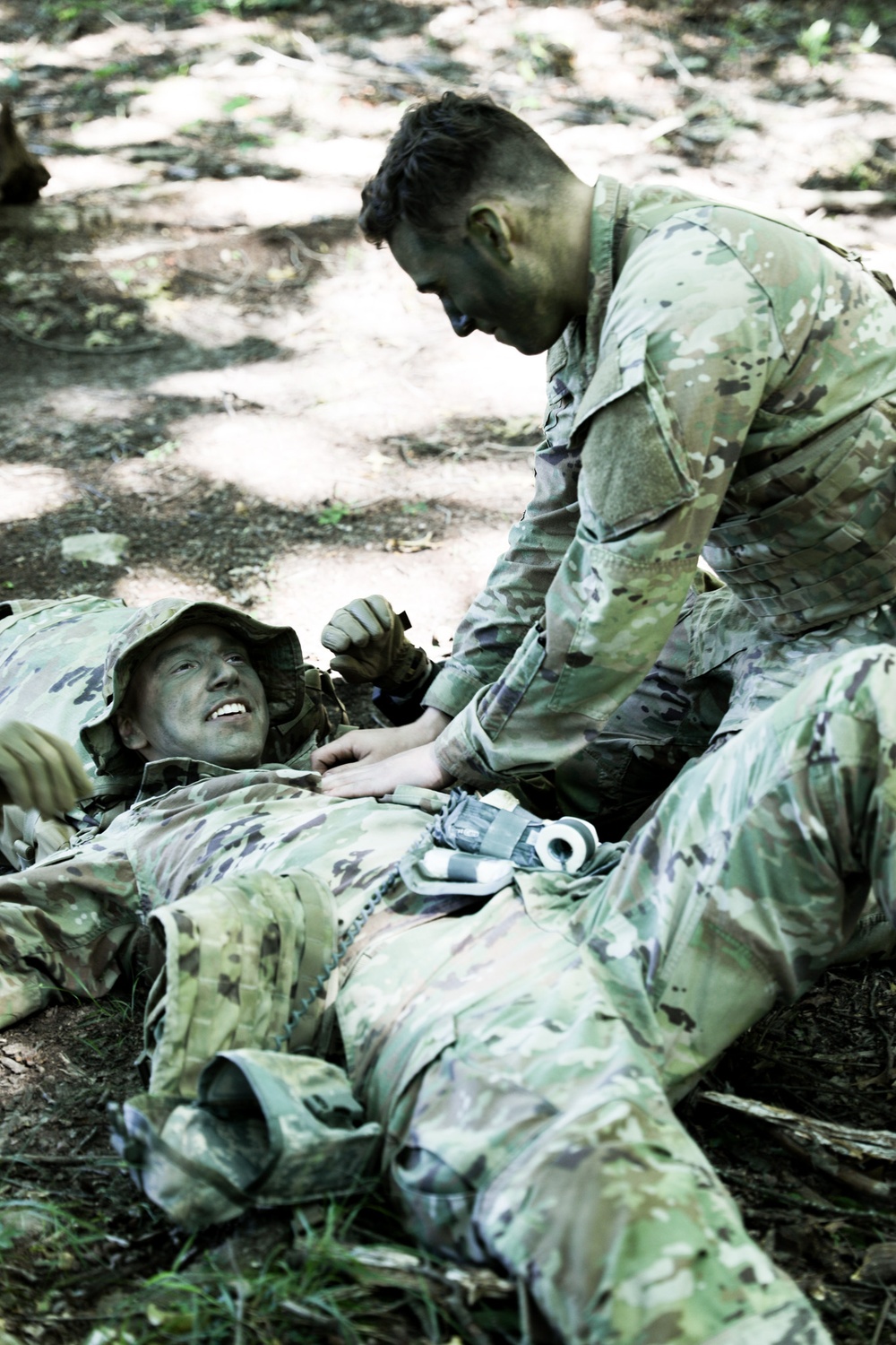 1-109th Infantry Regiment Soldiers Conduct Recon React to Contact Mission