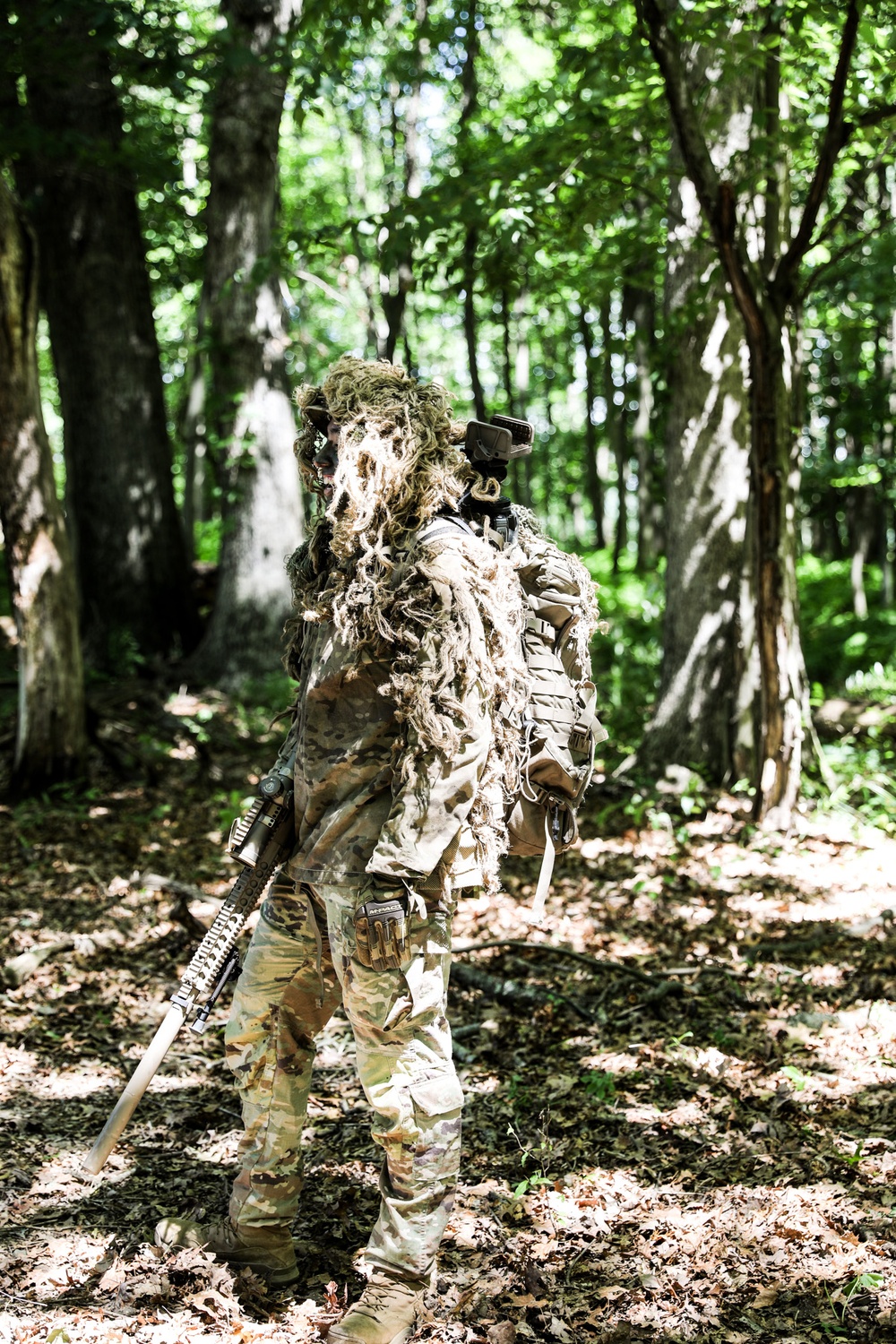 1-109th Infantry Regiment Soldiers Execute Sniper Operations