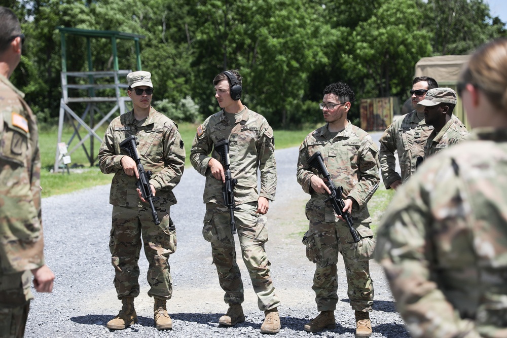 876th Brigade Engineer Battalion Soldiers Practice M26 Shotgun Skills