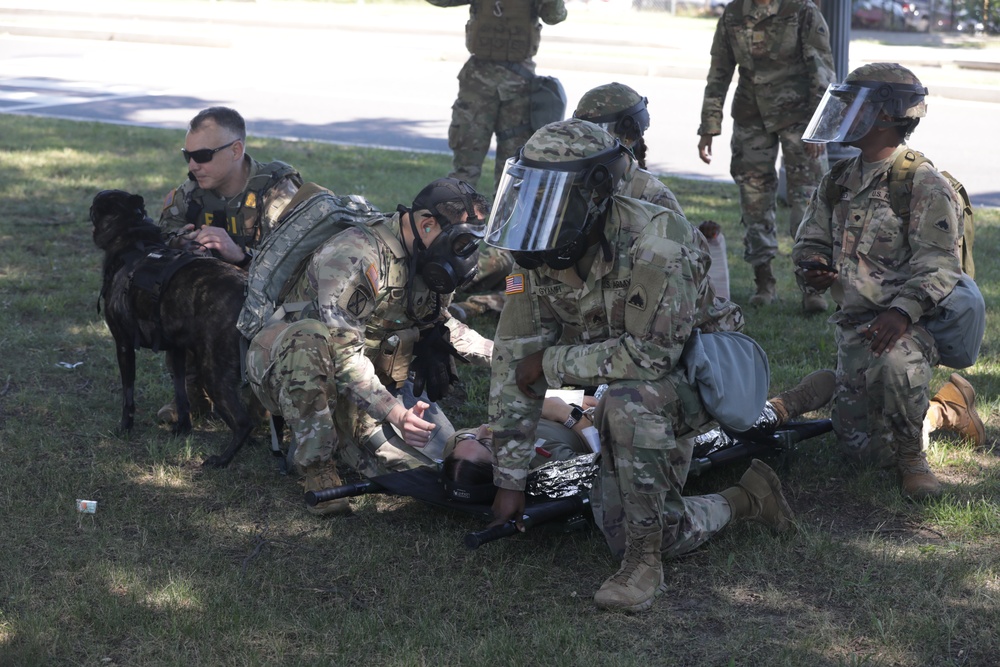 District of Columbia DC Army National Guard Medical Detachment and Aviation Joint Training Exercise