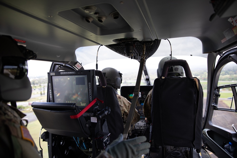 Hawaii’s Lakotas with 3-140th Aviation soar through the sky