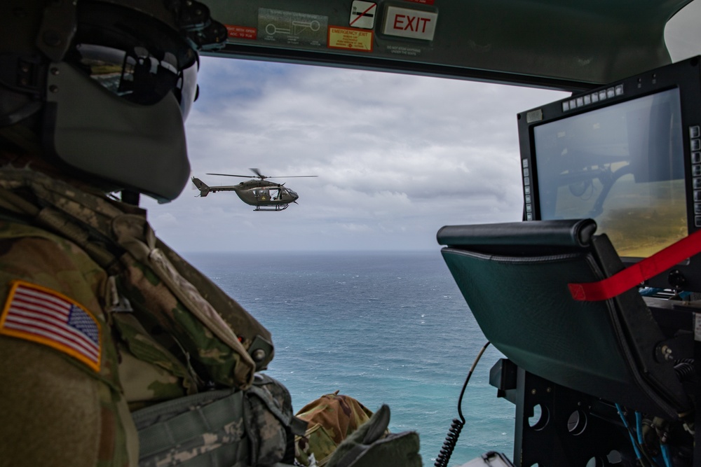 Hawaii’s Lakotas with 3-140th Aviation soar through the sky