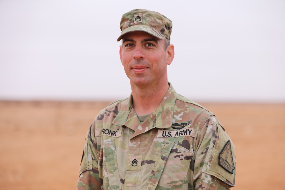 Staff Sgt. Adam Fronk at African Lion 24