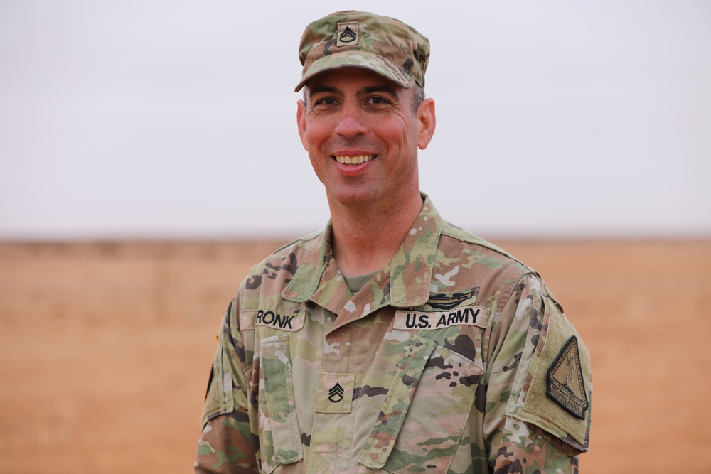 Staff Sgt. Adam Fronk at African Lion 24