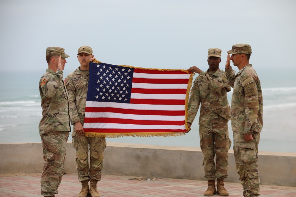 NY National Guard Soldier Re-affirms Oath of Enlistment in Morocco