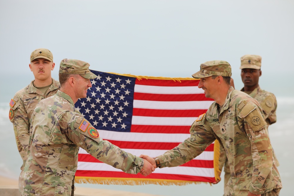 NY National Guard Soldier Re-affirms Oath of Enlistment in Morocco