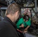 Sailors conduct maintenance aboard Abraham Lincoln