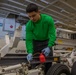 Sailor conducts maintenance aboard Abraham Lincoln