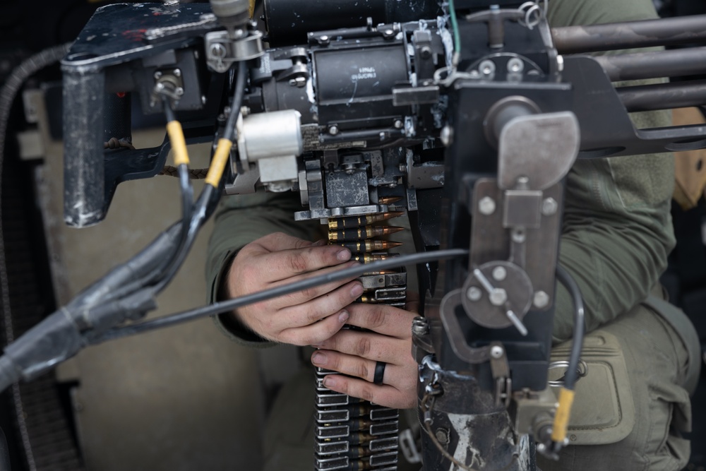 HMLA-167 conducts close air support training in support of Distributed Aviation Operations Exercise 24