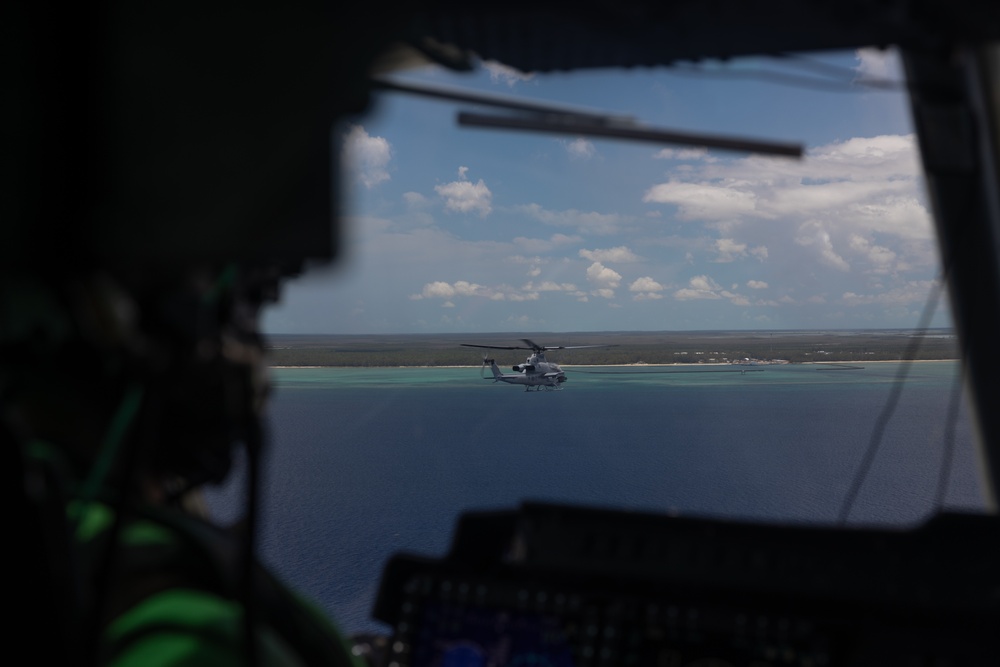 HMLA-167 conducts close air support training in support of Distributed Aviation Operations Exercise 24