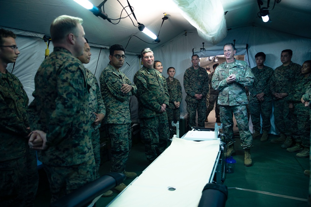 Valiant Shield 24: Maj. Gen. Gavin J. Gardner visits service members in Palau