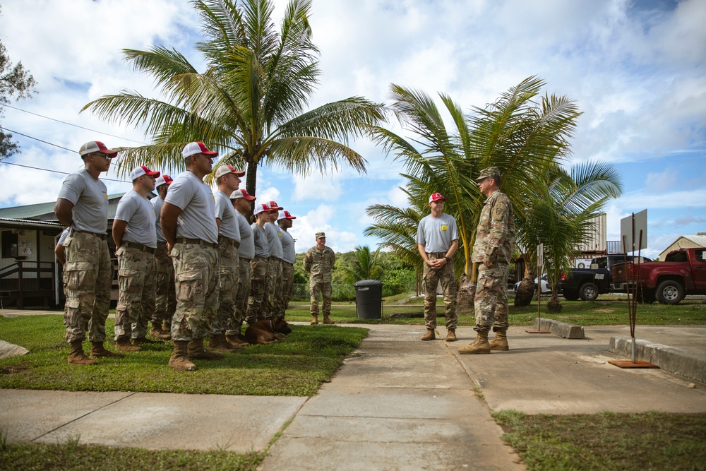 Valiant Shield 24: Maj. Gen. Gavin J. Gardner visits service members in Palau