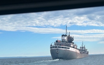 UPDATE: Coast Guard responds to bulk carrier taking on water in Lake Superior