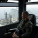 Capt. Pete Riebe oversees Abraham Lincoln replenishment at sea