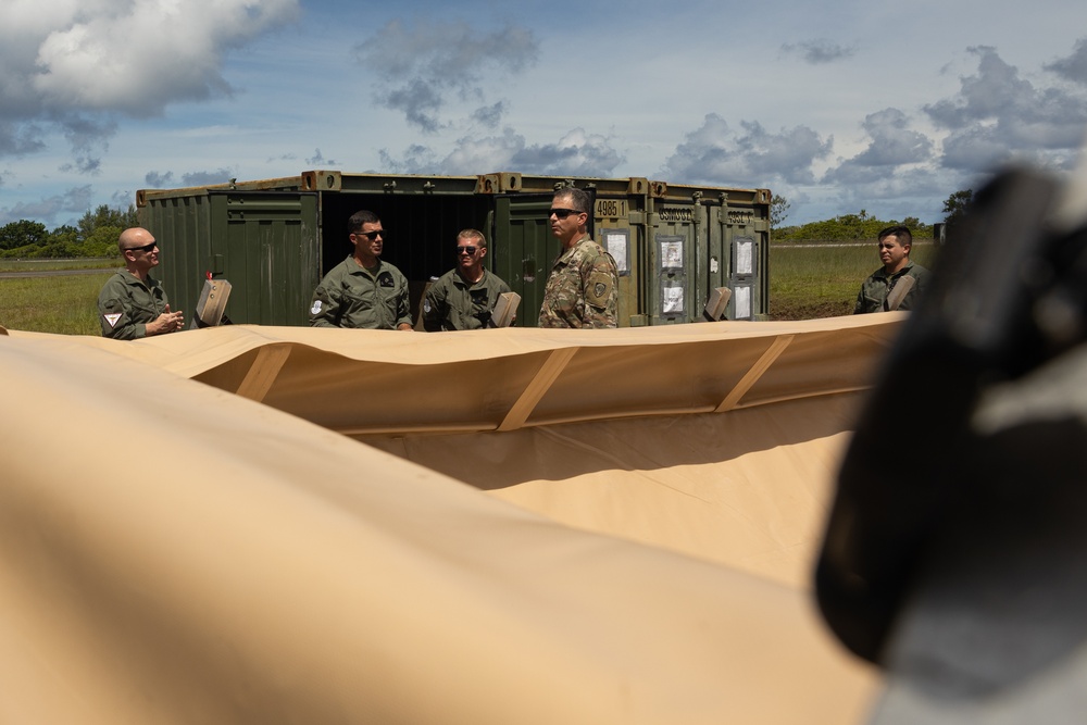 Valiant Shield 24: Maj. Gen. Gavin J. Gardner visits service members in Palau