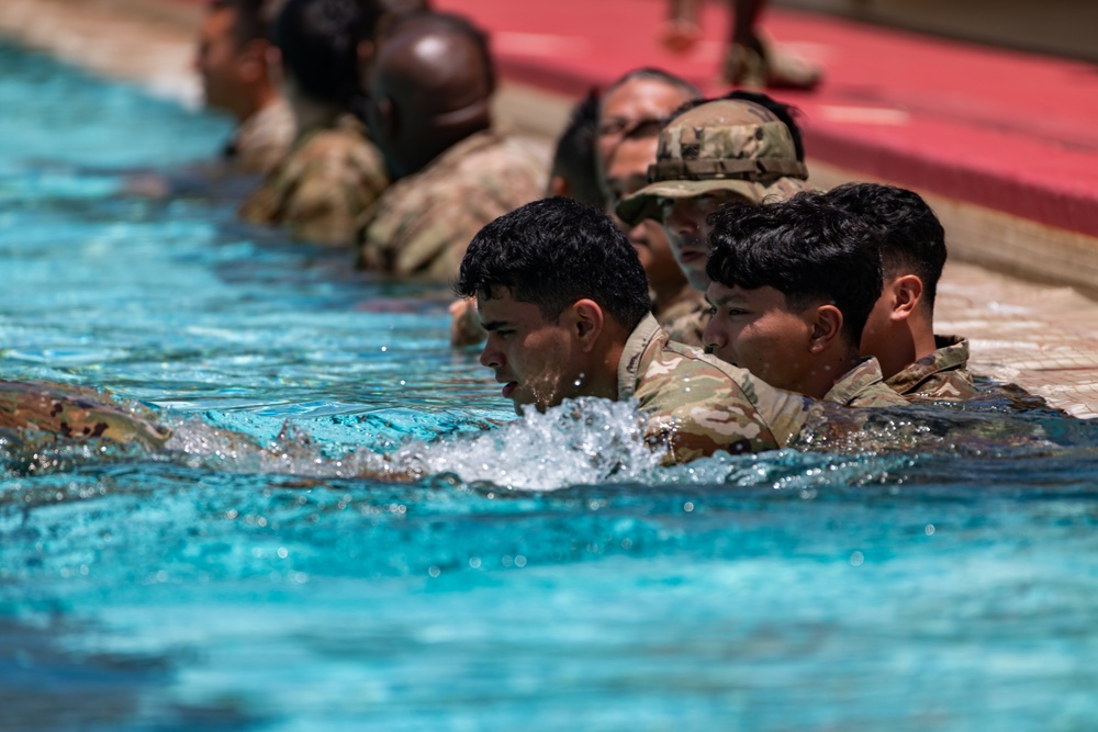 Hawaii Army National Guard MEDEVAC Units Practice Water Survival Training