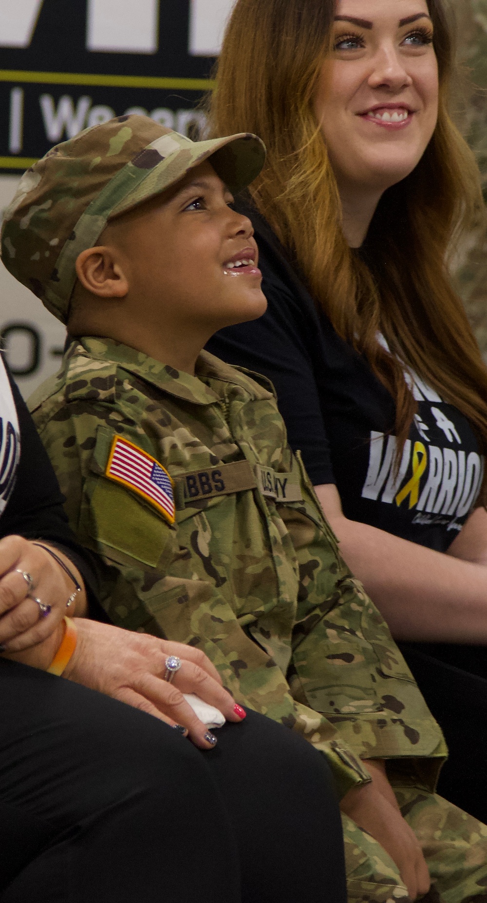 Seven-Year-Old Made Honorary First Sergeant in Illinois Army National Guard for Courage Against Cancer