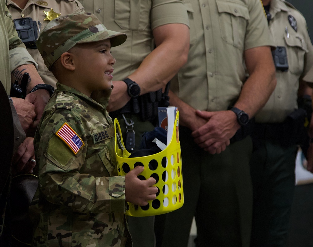 Seven-Year-Old Made Honorary First Sergeant in Illinois Army National Guard for Courage Against Cancer