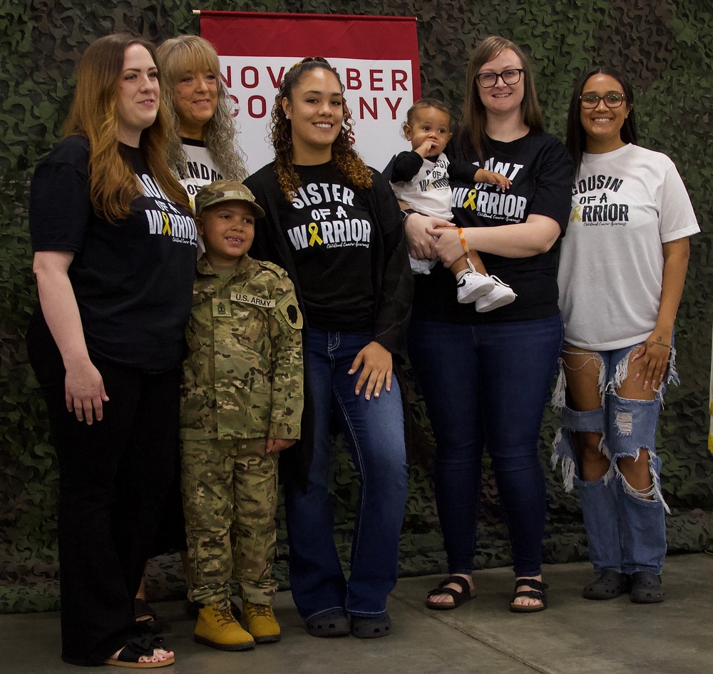 Seven-Year-Old Made Honorary First Sergeant in Illinois Army National Guard for Courage Against Cancer