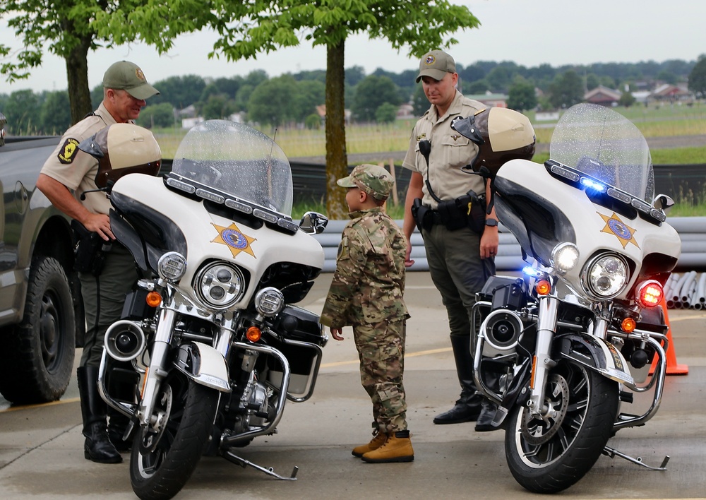 Seven-Year-Old Made Honorary First Sergeant in Illinois Army National Guard for Courage Against Cancer