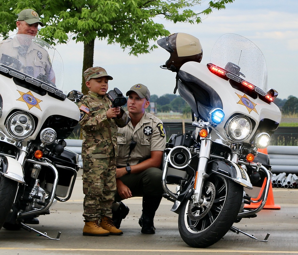 Seven-Year-Old Made Honorary First Sergeant in Illinois Army National Guard for Courage Against Cancer