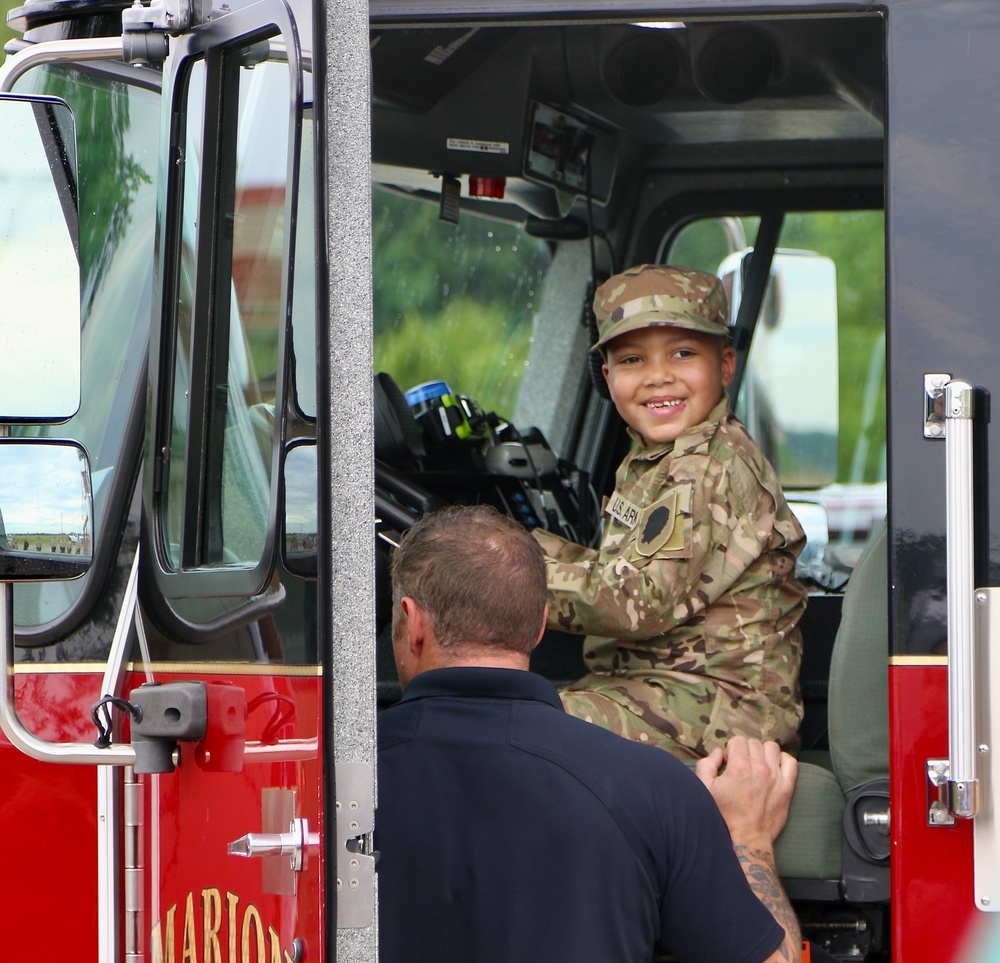 Seven-Year-Old Made Honorary First Sergeant in Illinois Army National Guard for Courage Against Cancer