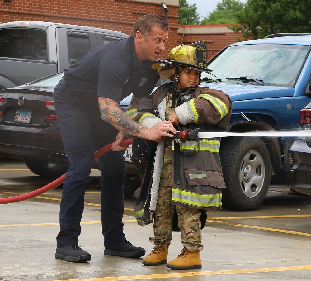 Seven-Year-Old Made Honorary First Sergeant in Illinois Army National Guard for Courage Against Cancer