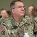 Maj. Gen. Scott M. Sherman at a briefing