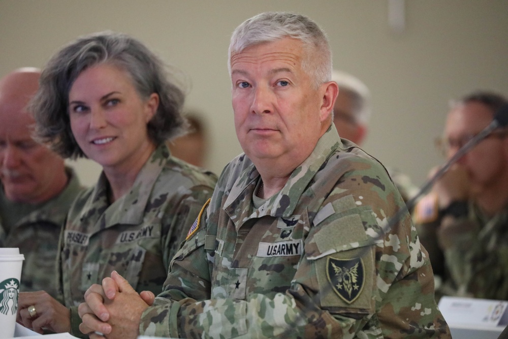 Generals at a briefing