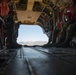 Chinook performs sling load operations at Fort Hunter Liggett