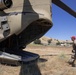 Chinook performs sling load operations at Fort Hunter Liggett