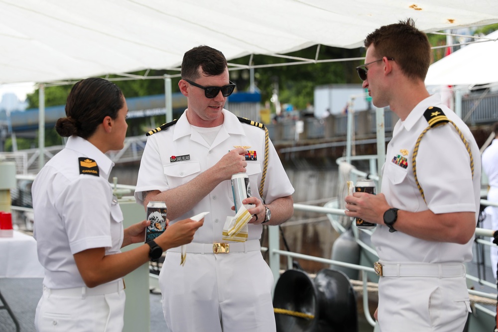 Porland Fleet Week Royal Canadian Navy reception