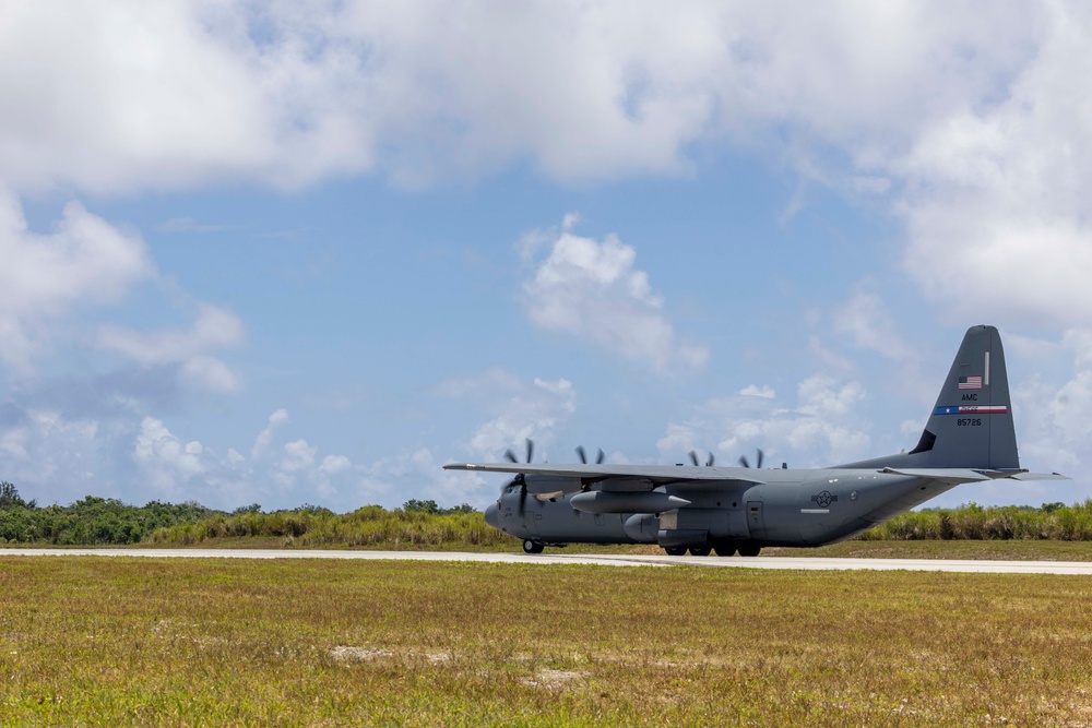 C-17, C-130 operate out of Northwest Field during Valiant Shield 24