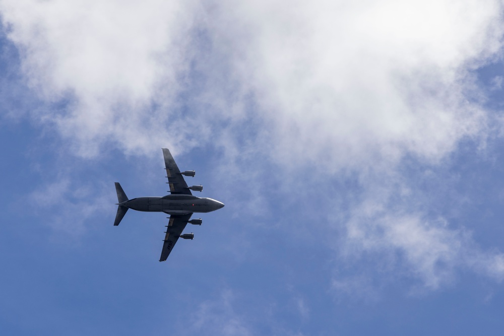 C-17, C-130 operate out of Northwest Field during Valiant Shield 24