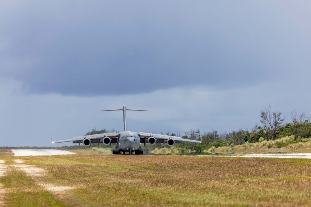 C-17, C-130 operate out of Northwest Field during Valiant Shield 24