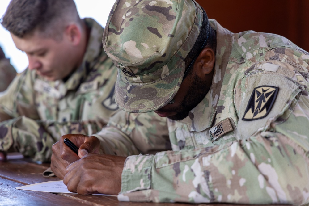 USARPAC Best Squad Competition Written Exam