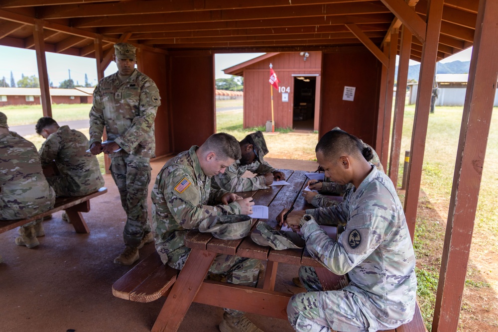 USARPAC Best Squad Competition Written Exam