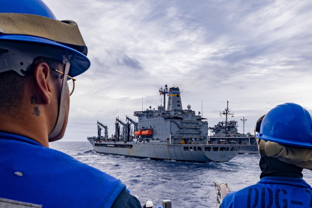 DVIDS - Images - USS Higgins (DDG 76) Conducts a RAS with USNS ...