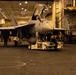 Sailors conduct aviation maintenance aboard Abraham Lincoln