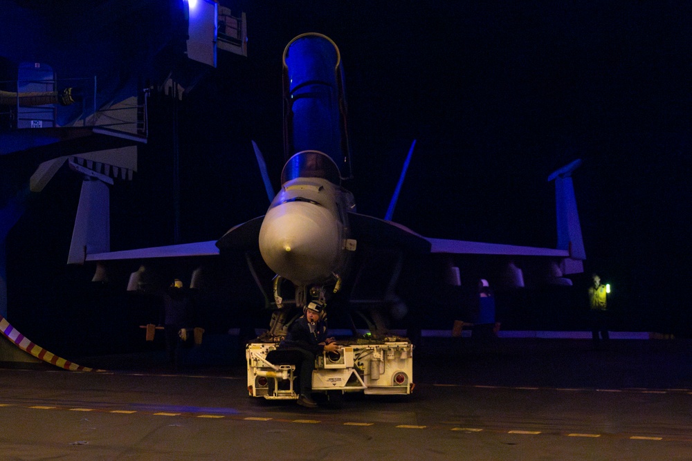 Sailors conduct routine operations aboard Abraham Lincoln