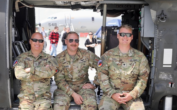 Task Force Saber hosts a static display at ILA Berlin 24