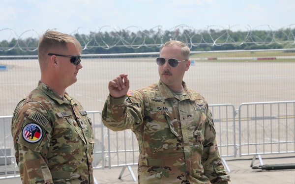 Task Force Saber hosts a static display at ILA Berlin 24