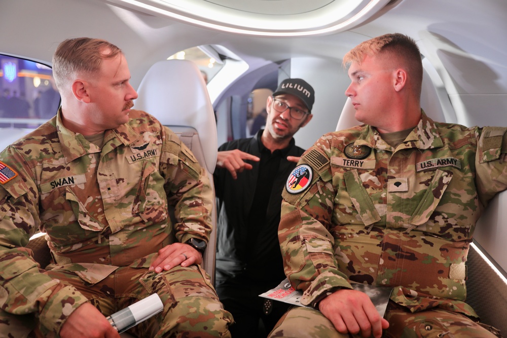 Task Force Saber hosts a static display at ILA Berlin 24